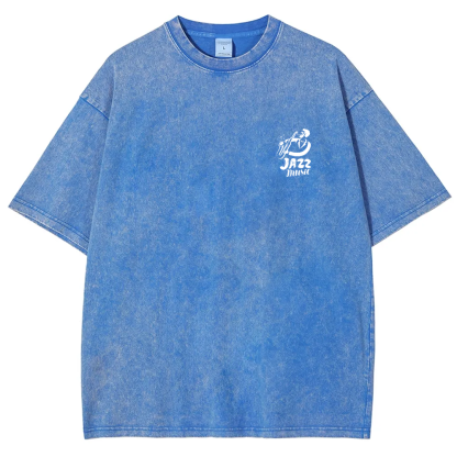 Saxophonist Unisex Fit Washed T-Shirt  wearishow