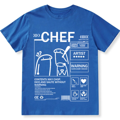 Chef Unisex Fit Washed T-Shirt wearishow