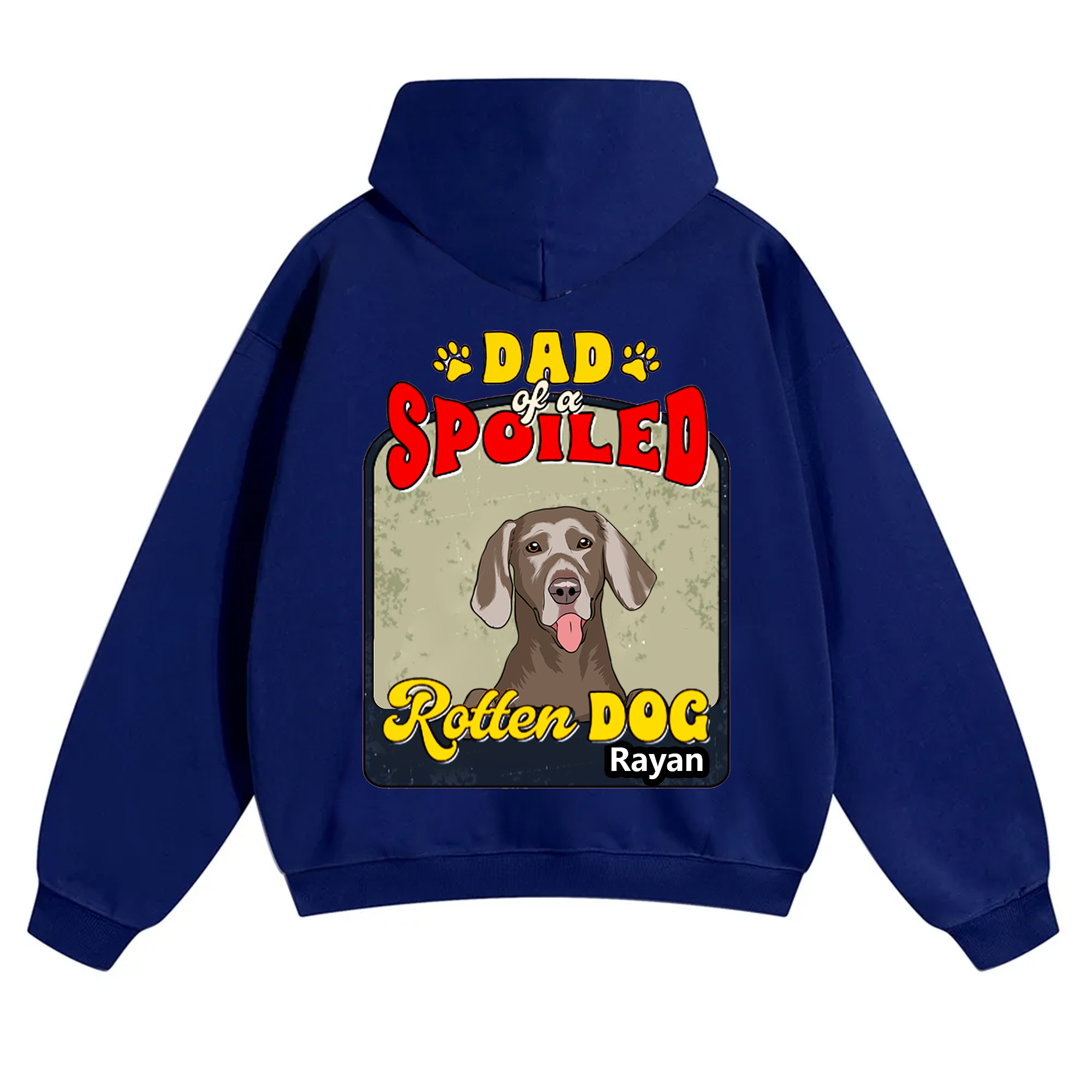 Spoiled Rotten Dog Named - Personalized Custom Unisex Hoodie