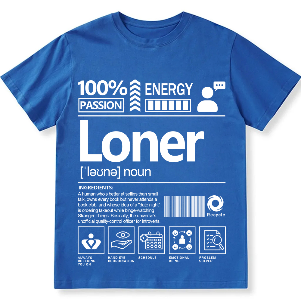 Loner Unisex Fit T-Shirt wearishow