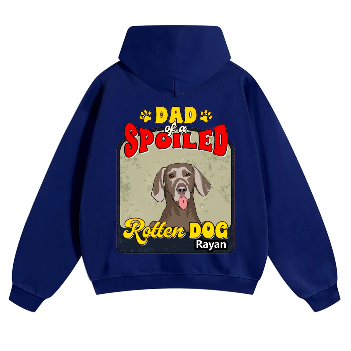 Spoiled Rotten Dog Named - Personalized Custom Unisex Hoodie
