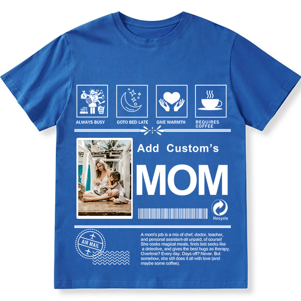 MOM Custom Unisex Fit Cotton T-Shirt wearishow