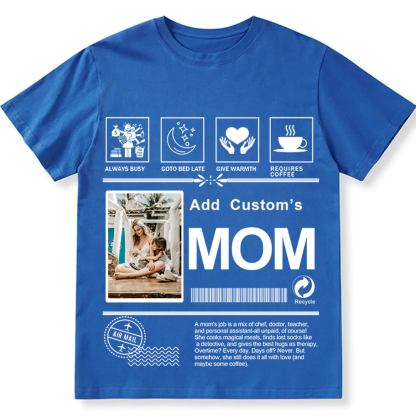 MOM Custom Unisex Fit Cotton T-Shirt wearishow
