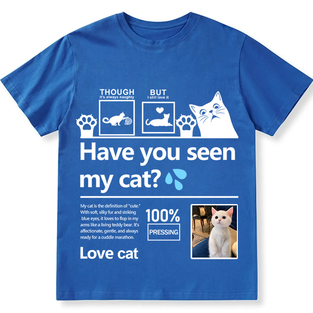 Cat Trick Customized Unisex Fit Cotton T-Shirt wearishow
