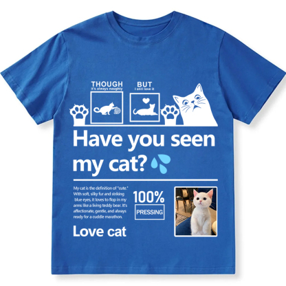 Cat Trick Customized Unisex Fit Cotton T-Shirt wearishow