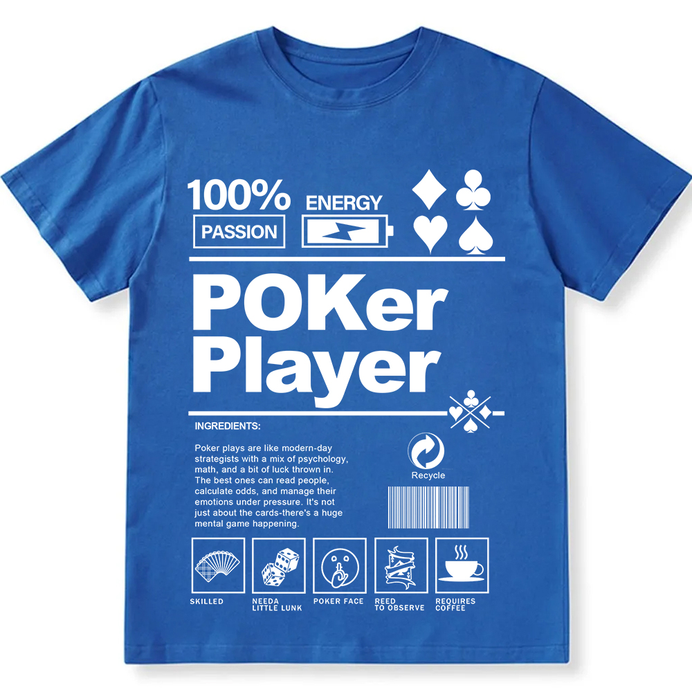 Poker Player Unisex Fit Cotton T-Shirt wearishow