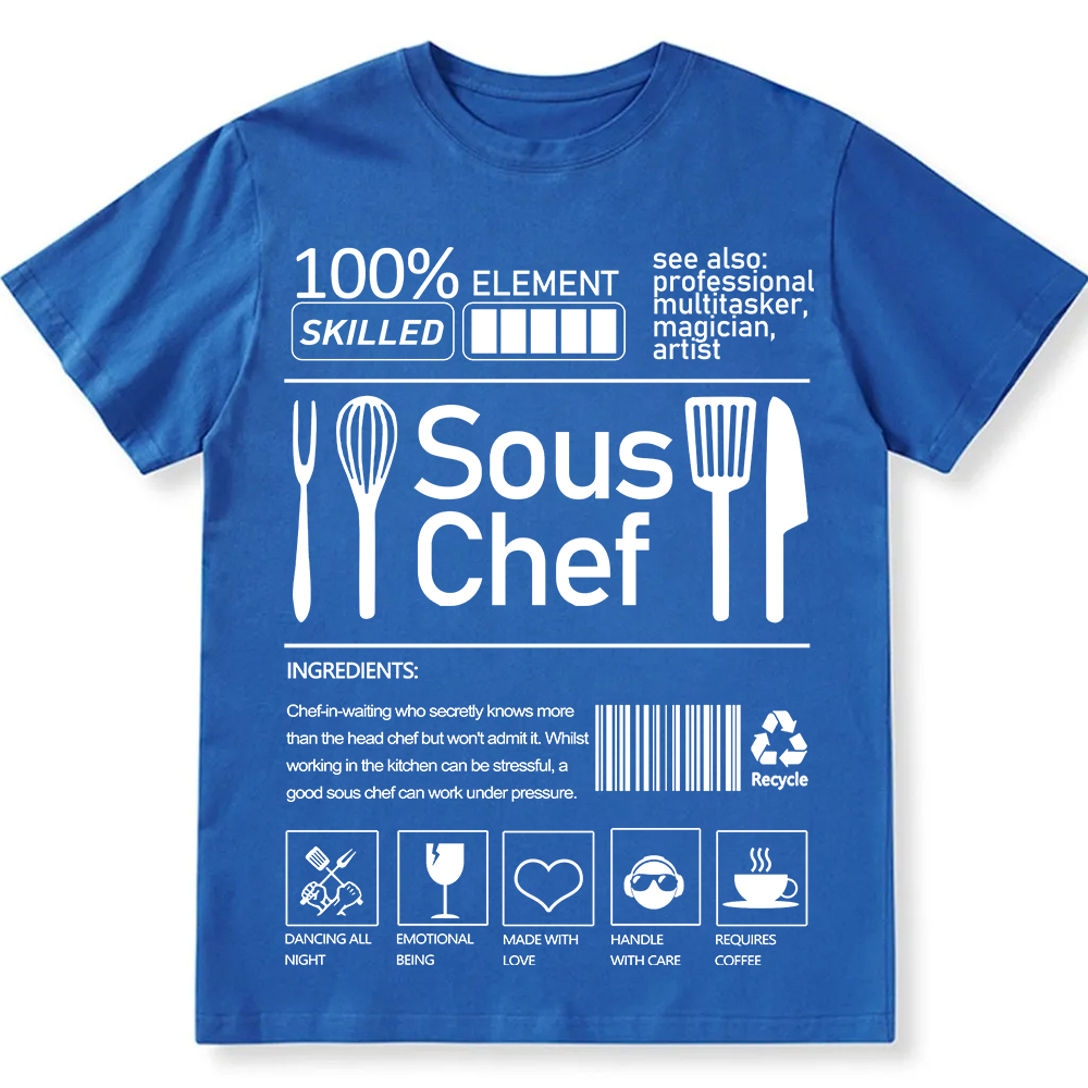 sous chef  Unisex Fit Cotton T-Shirt wearishow