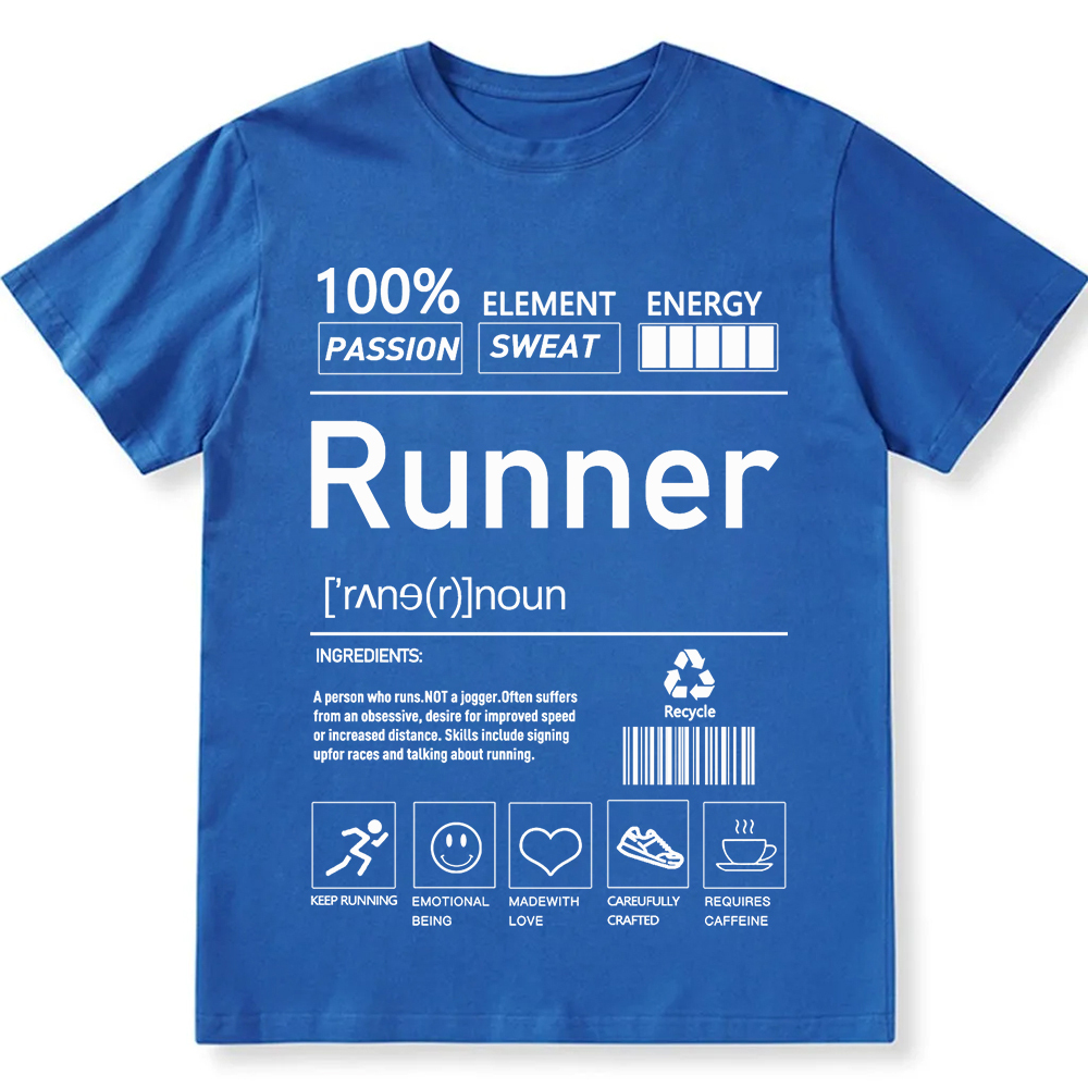 Runner  Unisex Fit Cotton T-Shirt wearishow