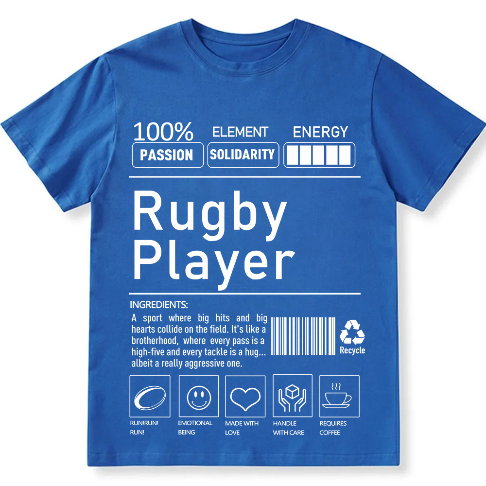 Rugby Player Unisex Fit Cotton T-Shirt wearishow