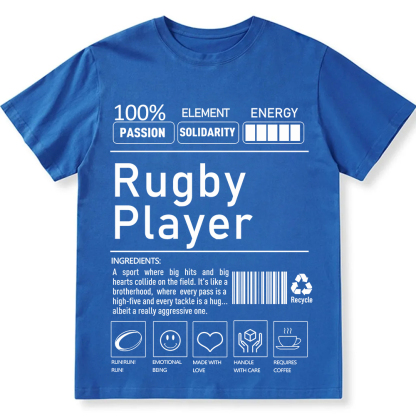 Rugby Player Unisex Fit Cotton T-Shirt wearishow