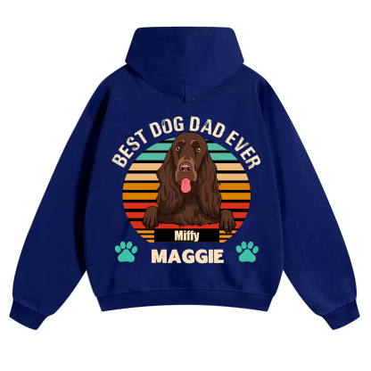 Best Dog Mom and Dad Ever - Personalized Custom Unisex Hoodie