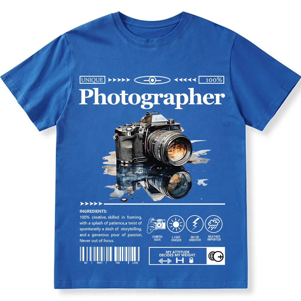 Photographer Unisex Fit Cotton T-Shirt wearishow