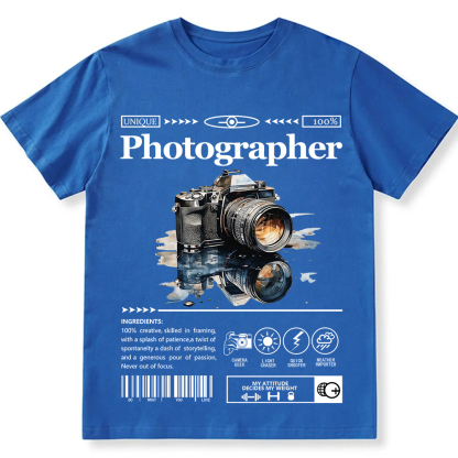Photographer Unisex Fit Cotton T-Shirt wearishow