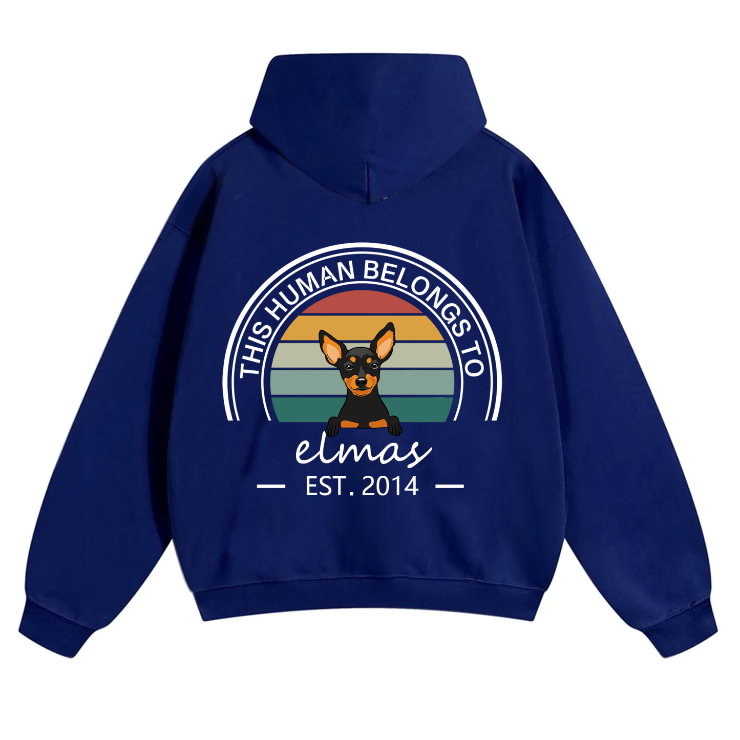 This Human Belongs To 3 - Personalized Custom Unisex Hoodie