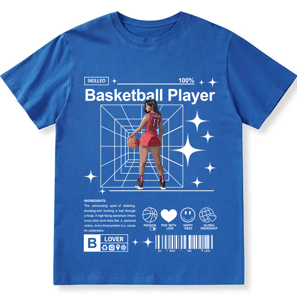 Basketball Player Unisex Fit Cotton T-Shirt wearishow