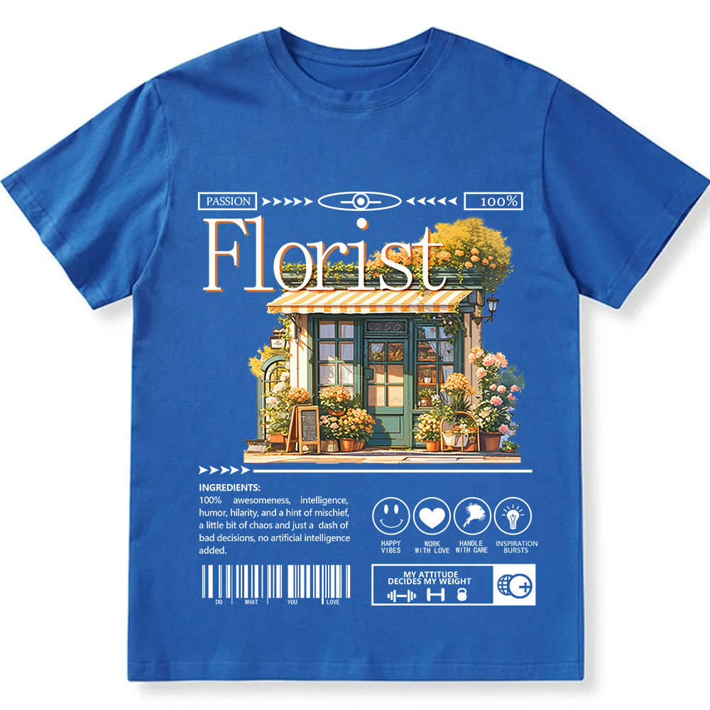Florist Unisex Fit Cotton T-Shirt wearishow