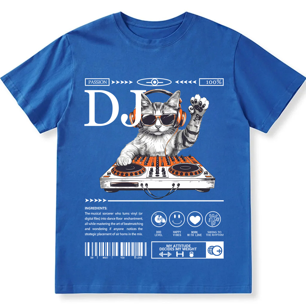 DJ Unisex Fit Cotton T-Shirt wearishow