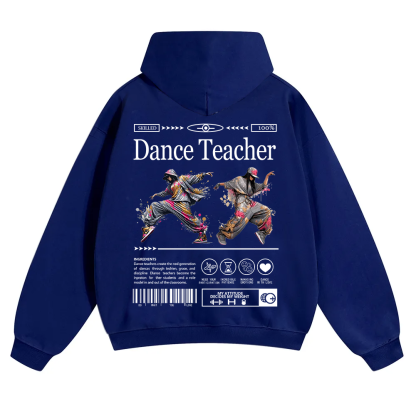 Dance Teacher Unisex Solid Color Hoodie wearishow