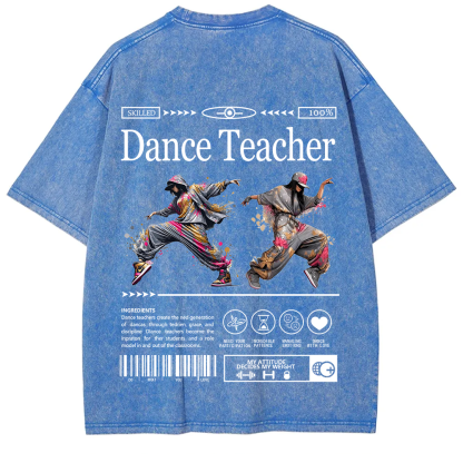 Dance Teacher Unisex Fit Washed T-Shirt