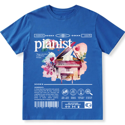 Pianist Unisex Fit Cotton T-Shirt wearishow