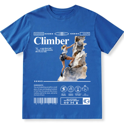 Climber Unisex Fit Cotton T-Shirt wearishow