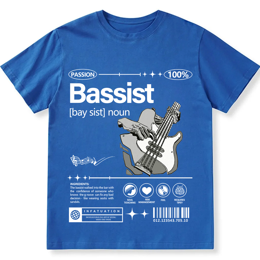 Bassist Unisex Fit Cotton T-Shirt wearishow