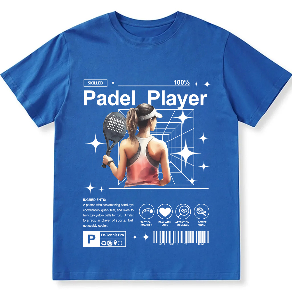 Padel Player Unisex Fit Cotton T-Shirt wearishow
