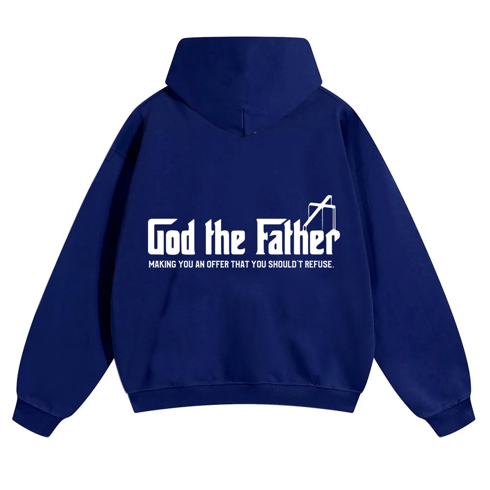 God The Father Christian Unisex Solid Color Hoodie wearishow