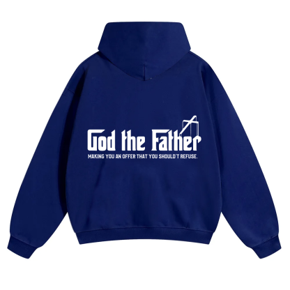 God The Father Christian Unisex Solid Color Hoodie wearishow
