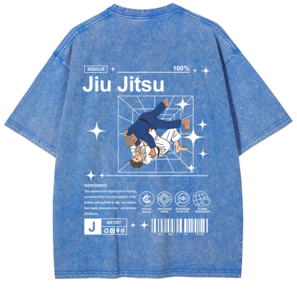 Jiu Jitsu Unisex Fit Washed T-Shirt