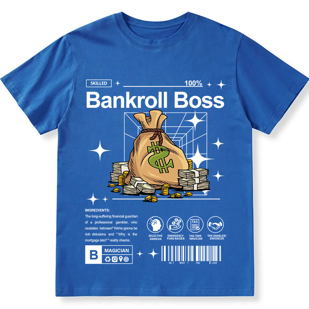 Bankroll Boss Unisex Fit Cotton T-Shirt wearishow