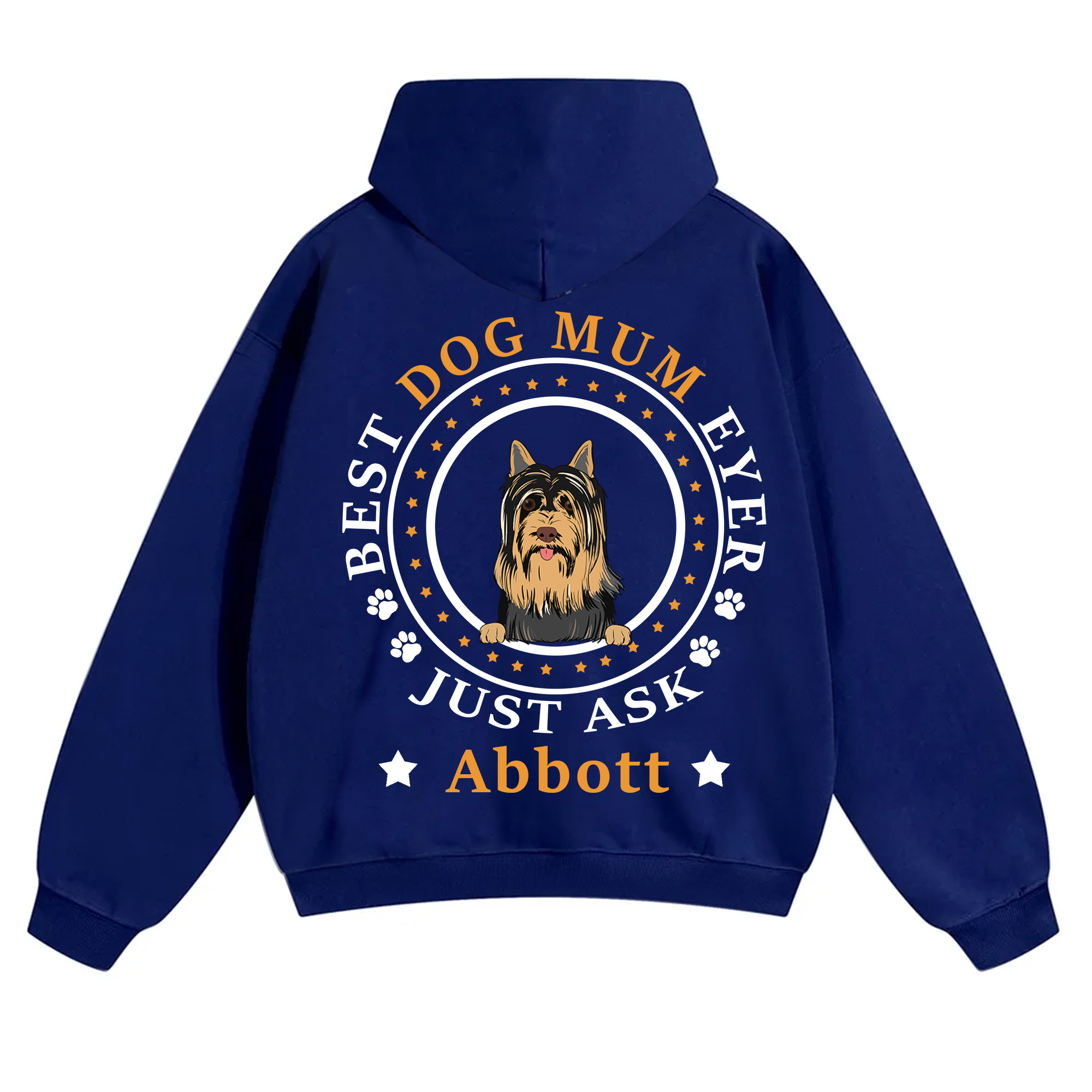 Best Dog Dad/Dog Mum Circle - Personalized Custom Unisex Hoodie