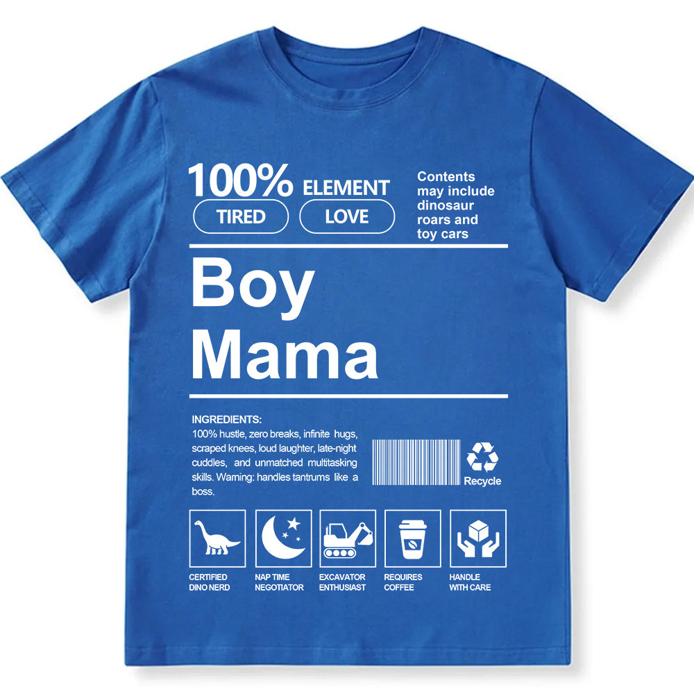 Boy Mama Unisex Fit Cotton T-Shirt wearishow