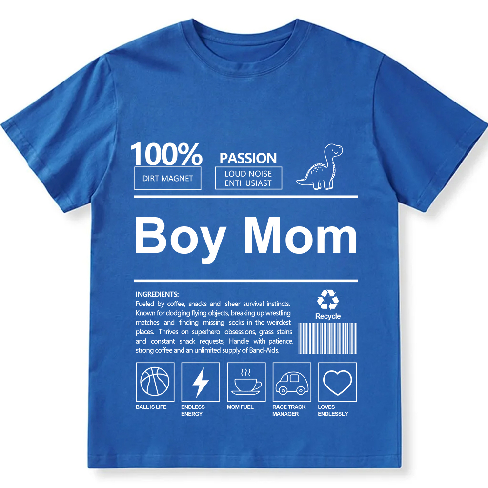 Boy Mom Unisex Fit Cotton T-Shirt wearishow
