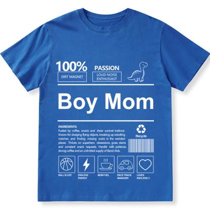 Boy Mom Unisex Fit Cotton T-Shirt wearishow