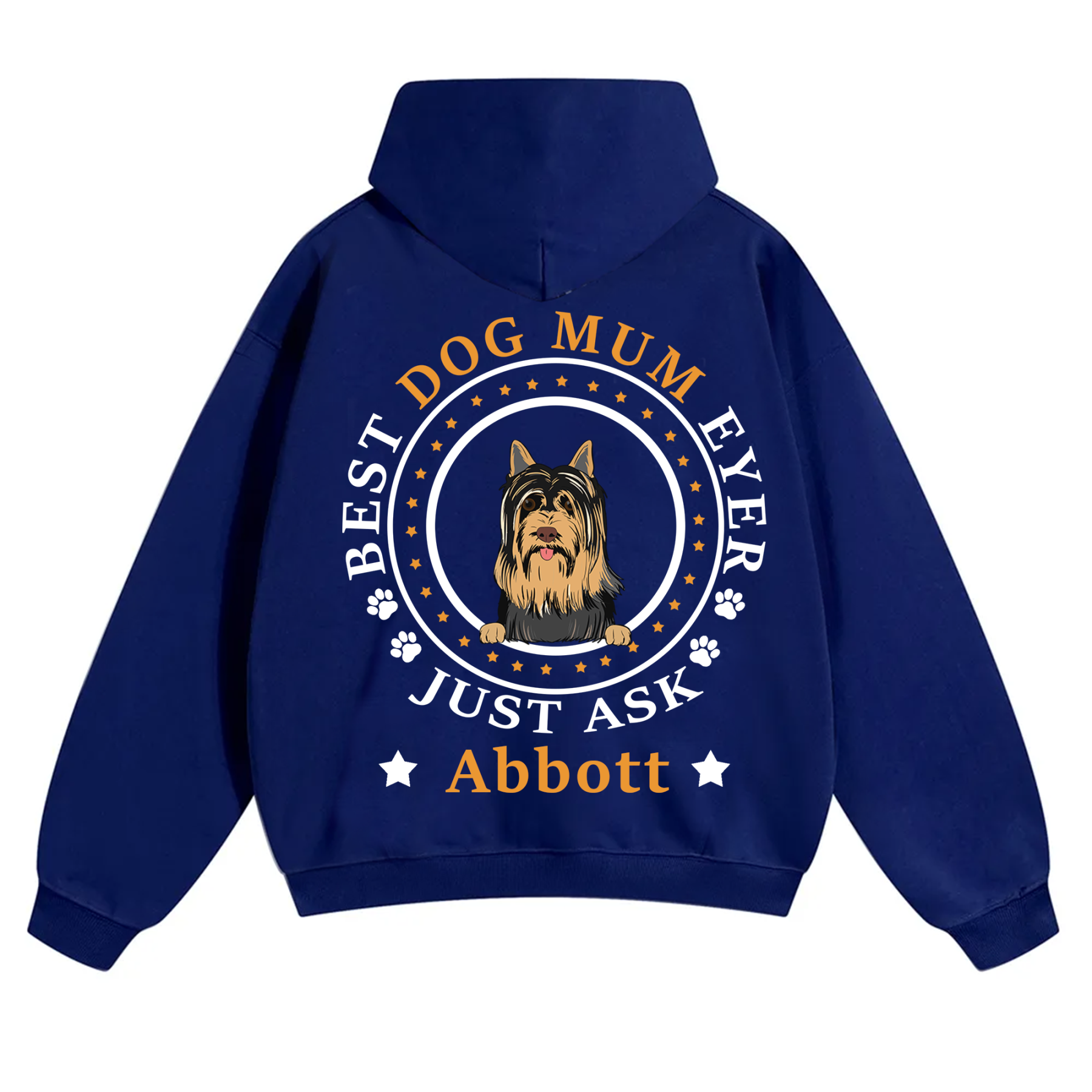 Best Dog Dad/Dog Mum Circle - Personalized Custom Unisex Hoodie