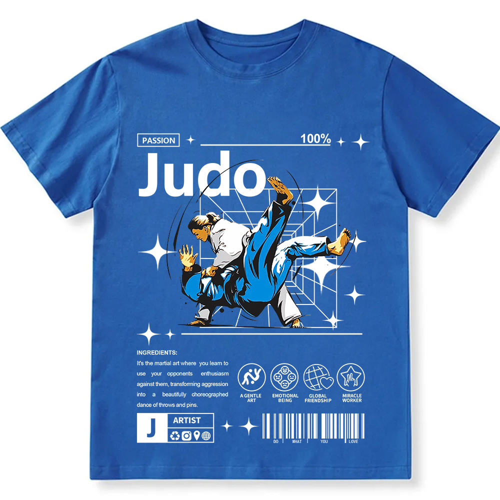 Judo Unisex Fit Cotton T-Shirt wearishow