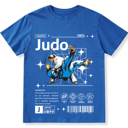 Judo Unisex Fit Cotton T-Shirt wearishow