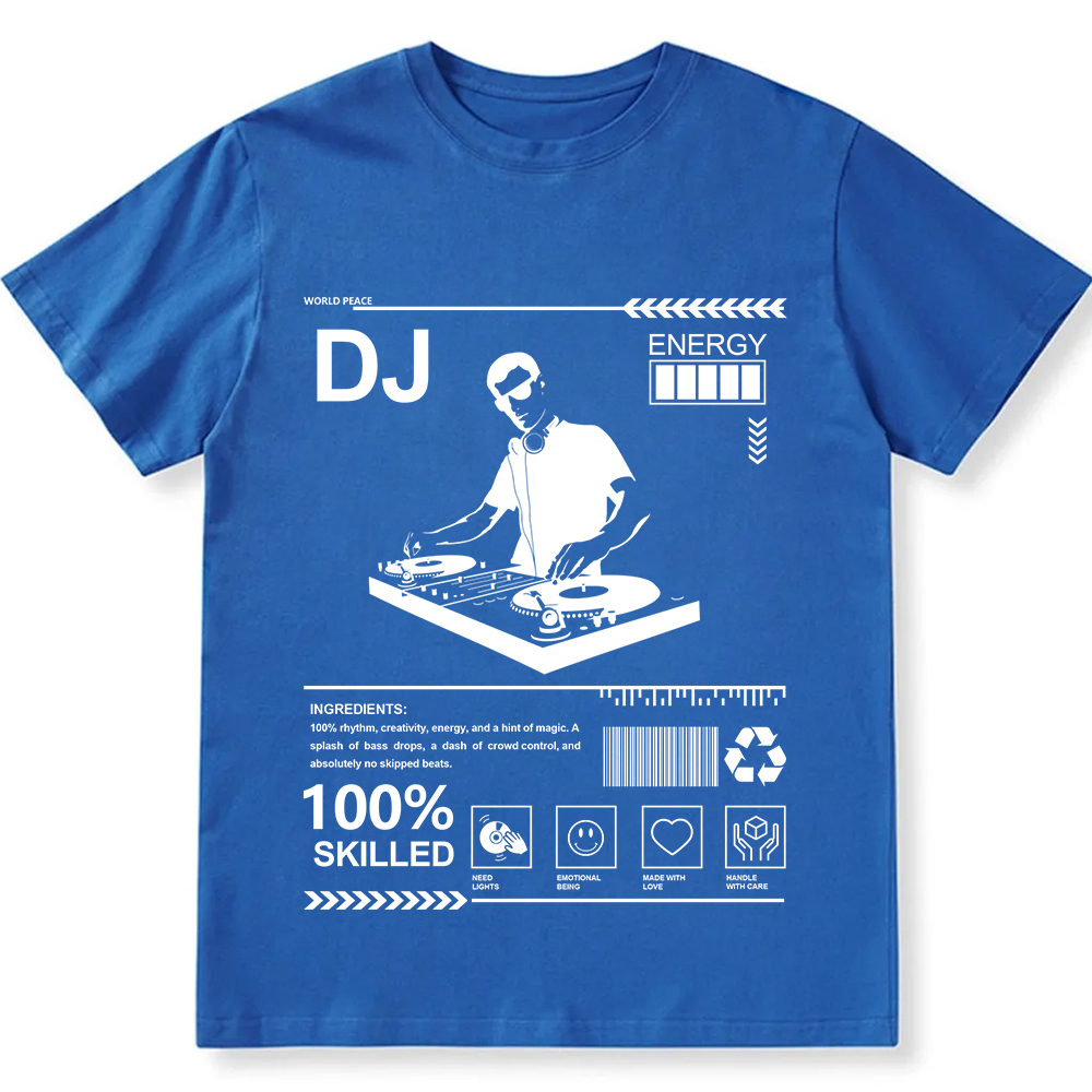 DJ Unisex Fit Cotton T-Shirt wearishow