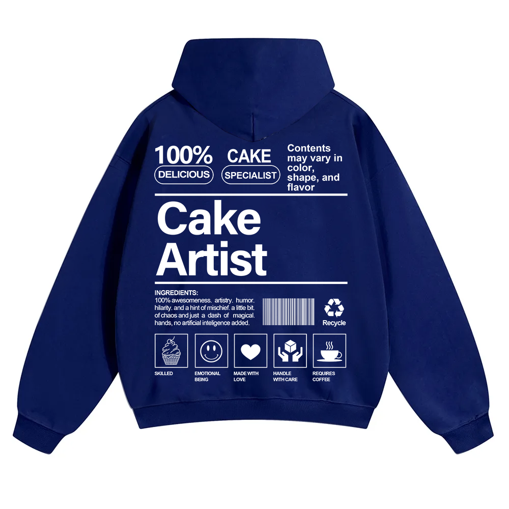 Cake Artist  Unisex Solid Color Hoodie wearishow