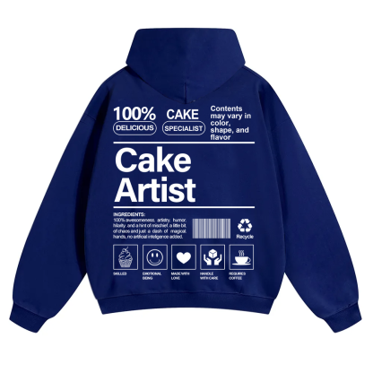 Cake Artist  Unisex Solid Color Hoodie wearishow