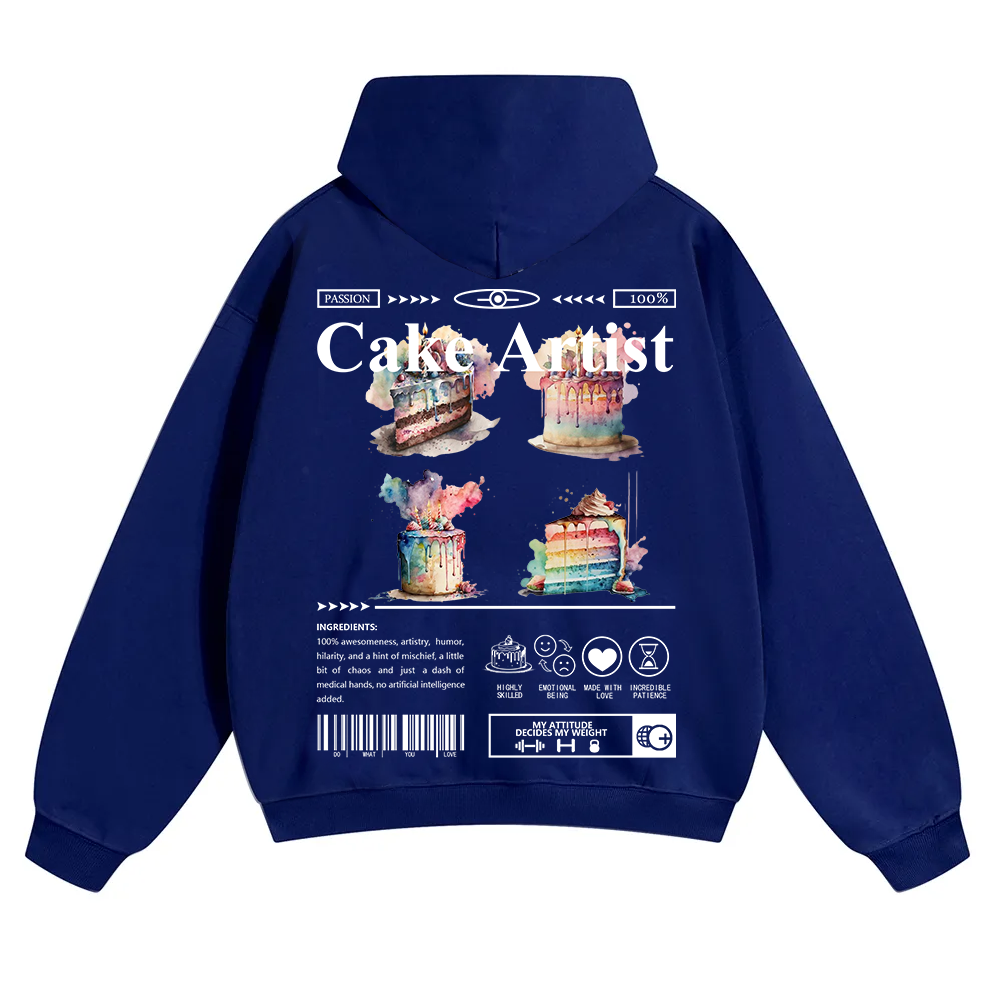 Cake Artist  Unisex Solid Color Hoodie wearishow
