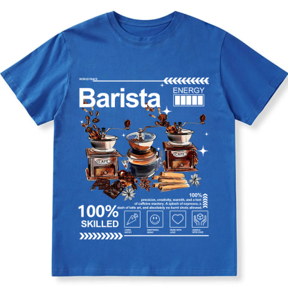 Barista  Unisex Fit Cotton T-Shirt wearishow