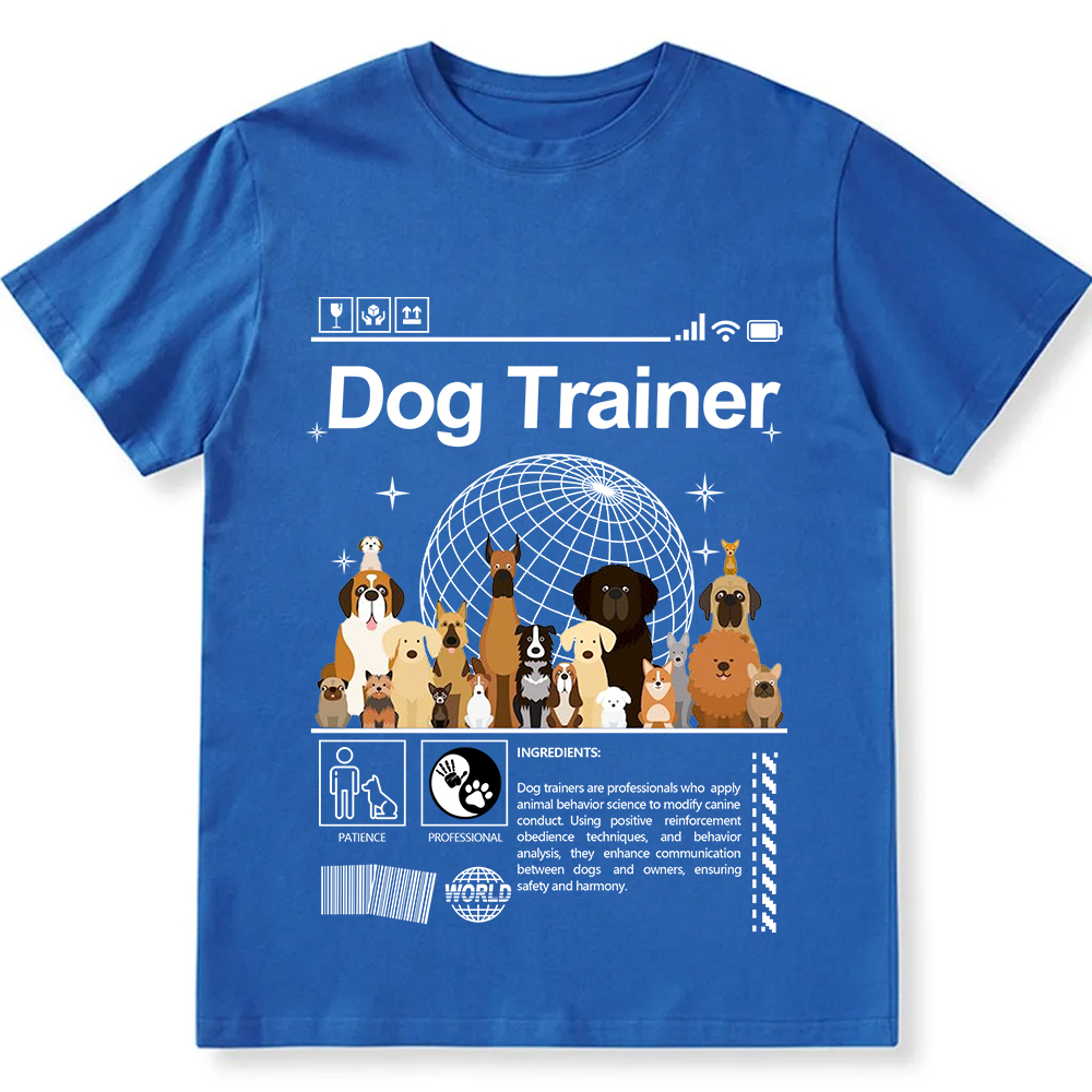 Dog Trainer Unisex Fit Cotton T-Shirt wearishow