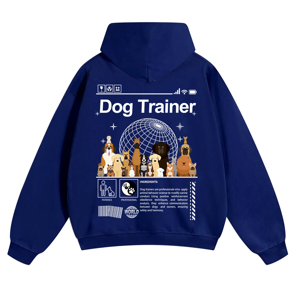 Dog Trainer Unisex Solid Color Hoodie wearishow