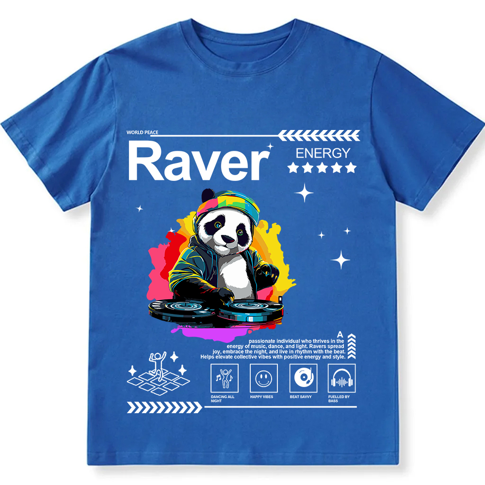 Raver Unisex Fit Cotton T-Shirt wearishow