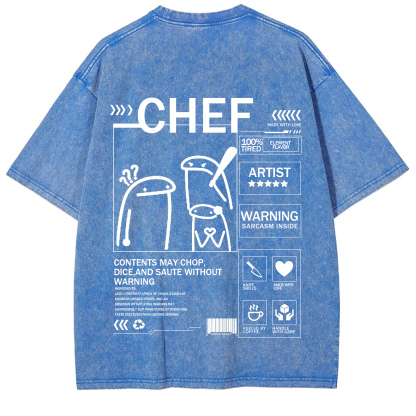 Chef Solid Color Unisex T-shirt