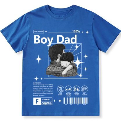 Boy Dad Unisex Fit Cotton T-Shirt wearishow