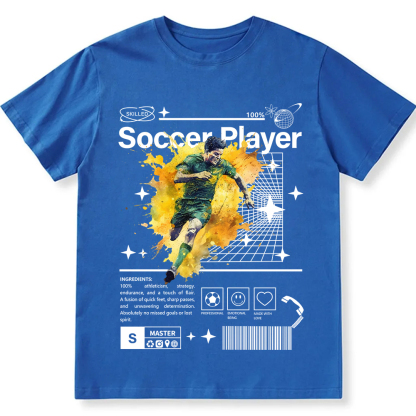 Soccer Player Unisex Fit Cotton T-Shirt wearishow