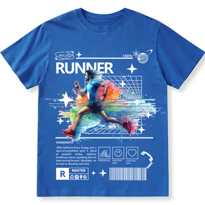 Runner Unisex Fit Cotton T-Shirt wearishow